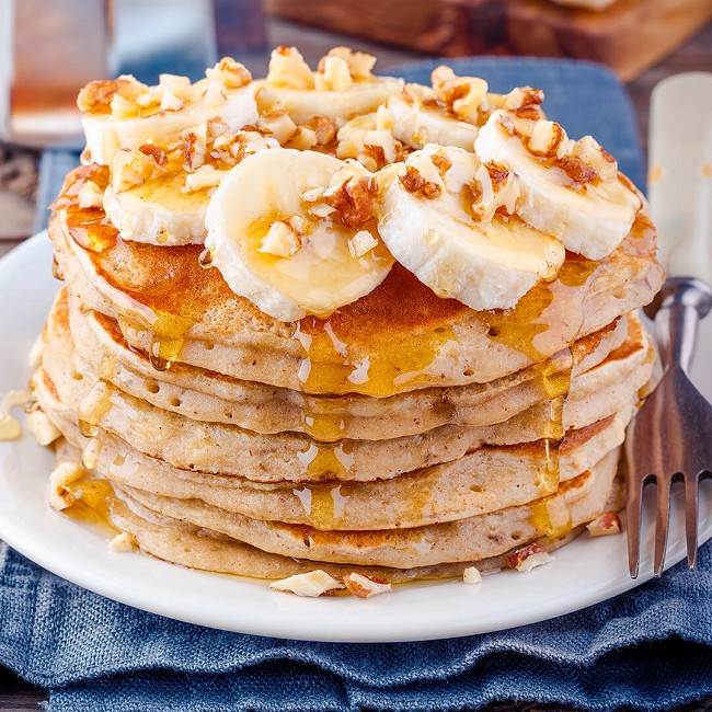 Image of Oatmeal Pancakes: A Wholesome Twist on a Classic Breakfast Favorite