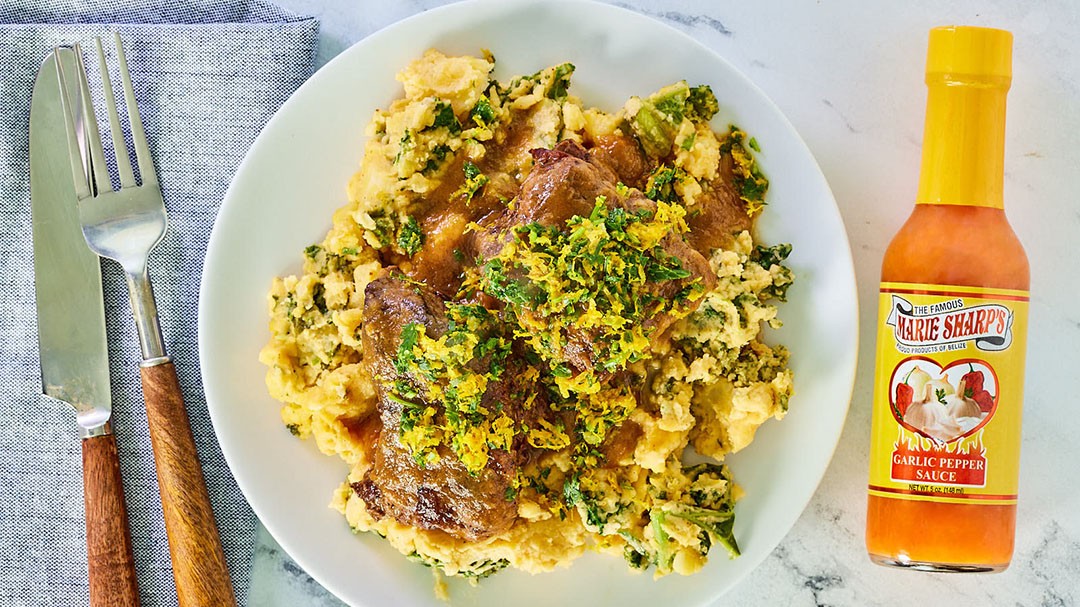 Image of Short Ribs with Guinness and Marie Sharp’s Garlic Habanero Pepper Sauce