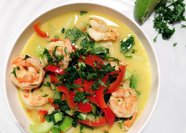 Image of Thai Shrimp and Kale Stew
