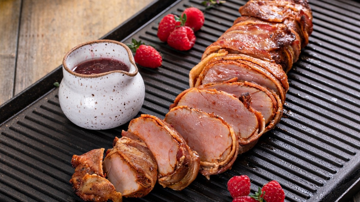 Image of Bacon Wrapped Pork Tenderloin