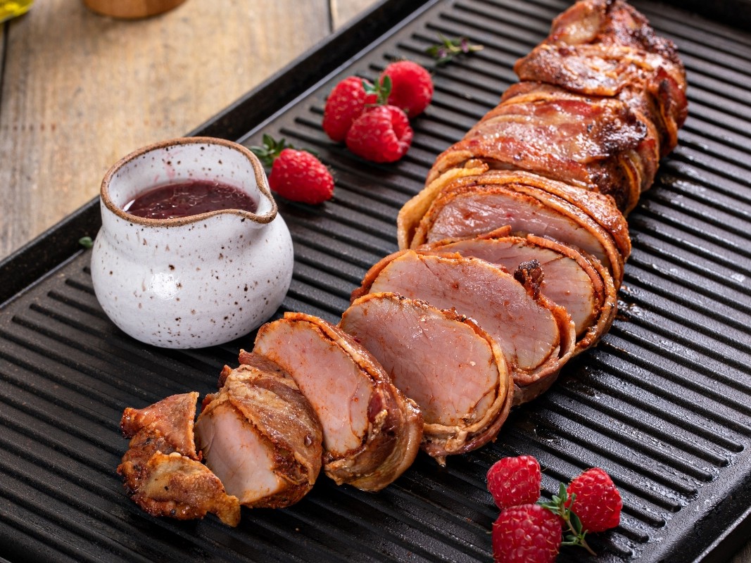 Bacon Wrapped Pork Tenderloin – Tweed Real Food