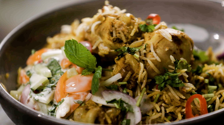 Image of Add the raita, serve and enjoy!