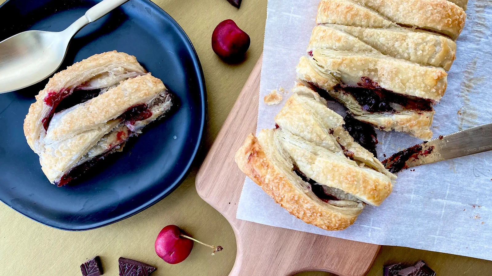 Image of Chocolate Cherry Pastry