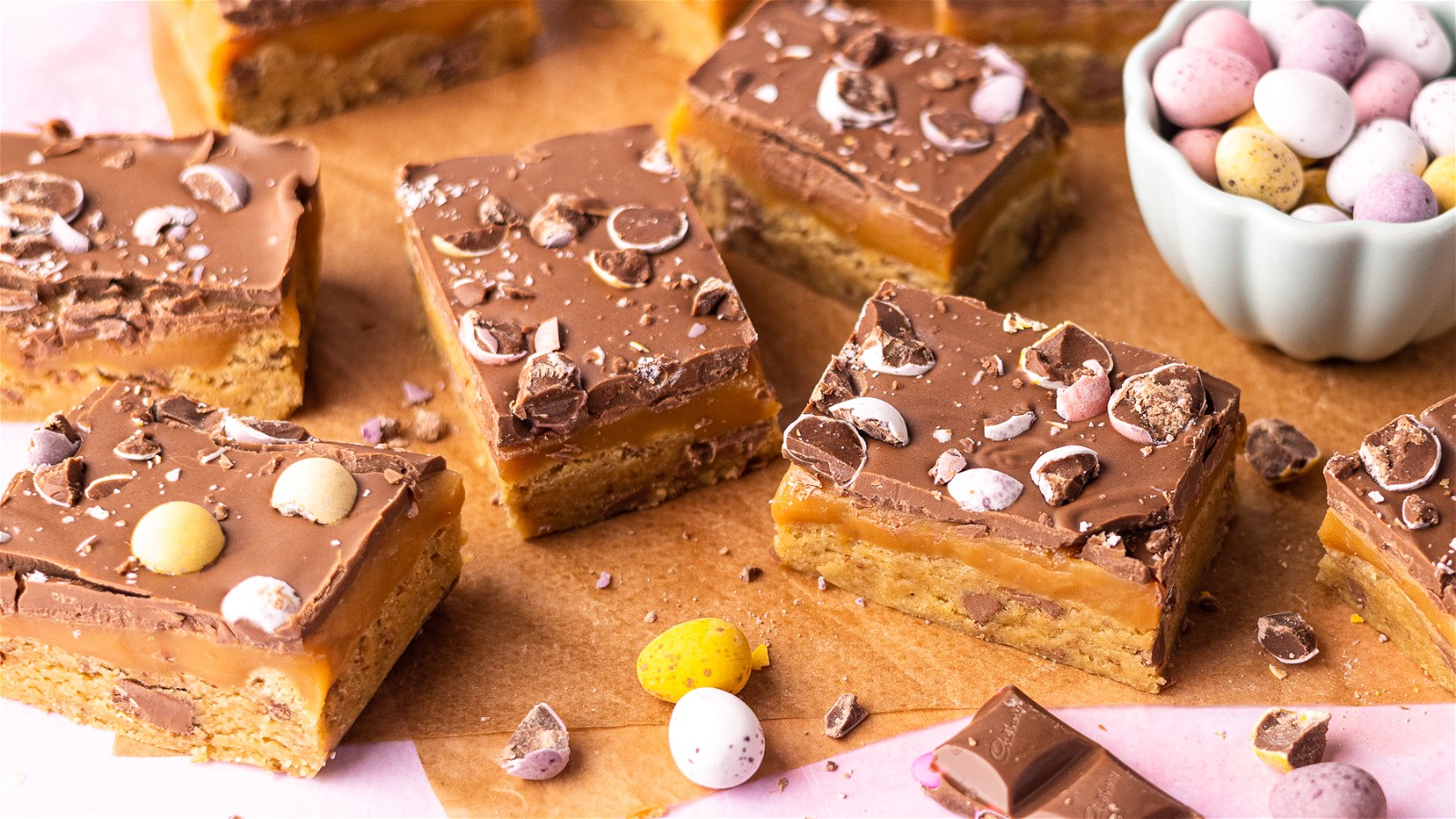 Image of Easter Millionaire Cookie Bars