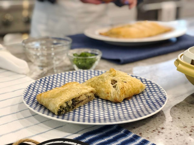 Image of Puff Pastry filled with Chicken, 5 Cheeses and MORE