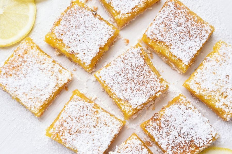 Chickpea Crust Lemon Bars