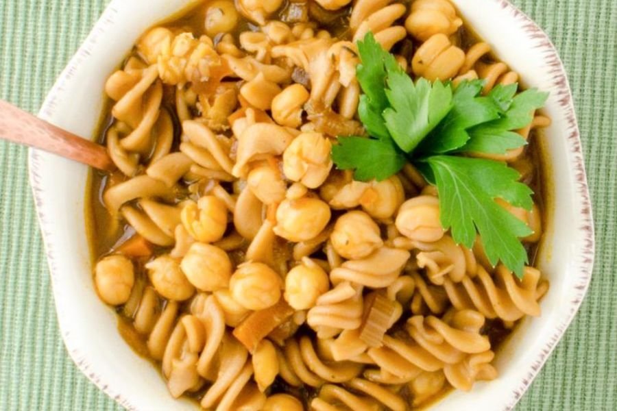 Chickpea Noodle Soup
