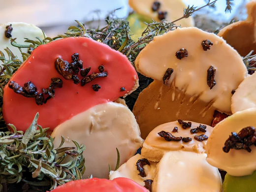 Image of Mushroom-Maple Shortbread Cookies