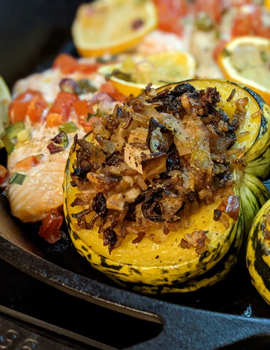 Image of Wild Rice & Mushroom Stuffed Squash