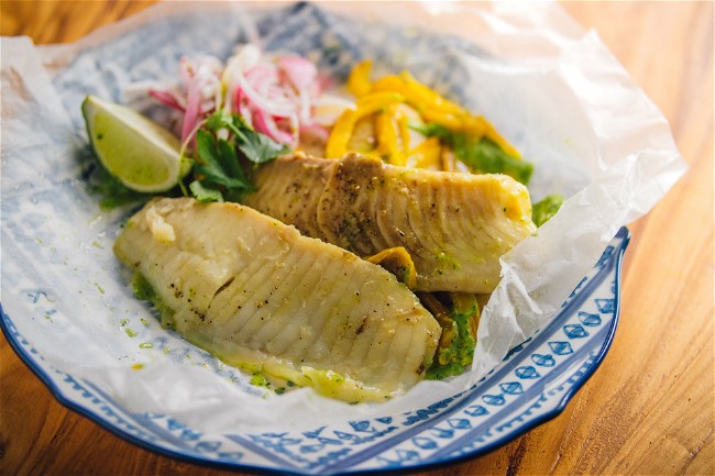 Image of Fish Papillote with Veggies