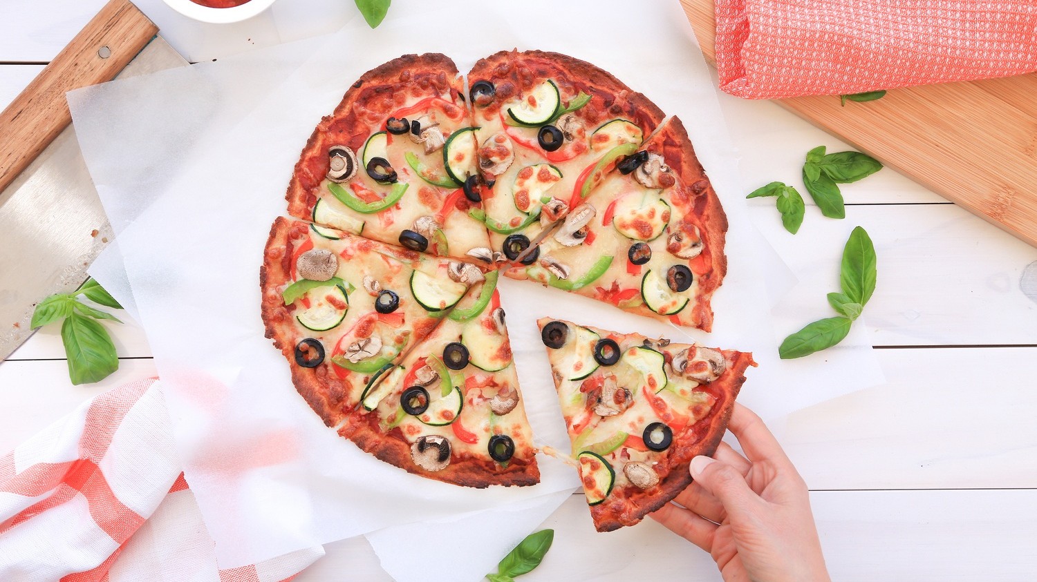 Image of Vegetarian Protein Pizza