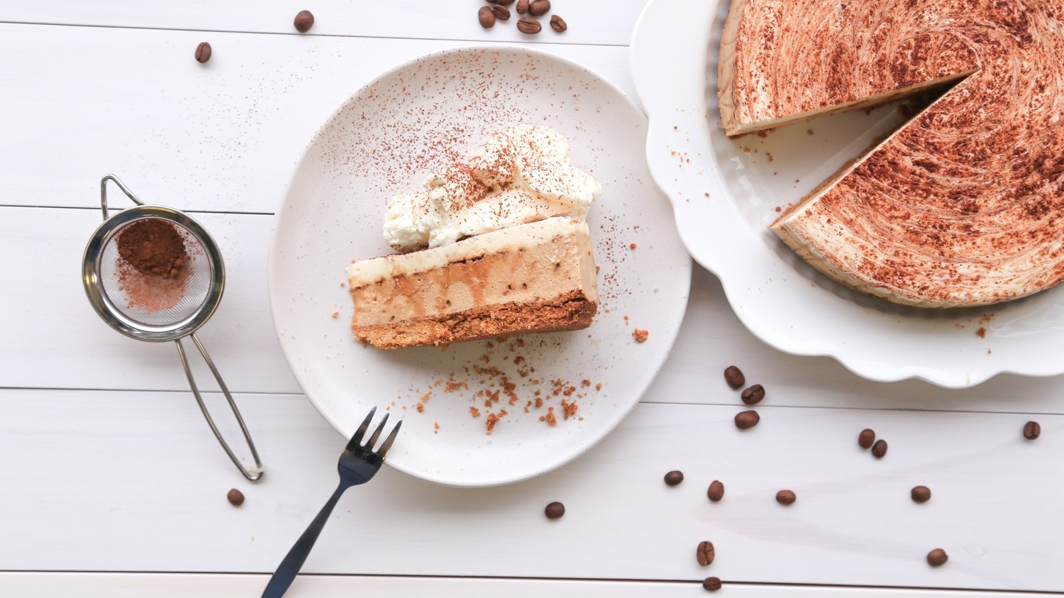 Image of Low Carb Cappuccino Cheesecake