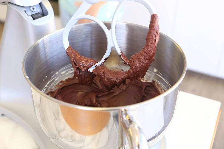 Image of Transfer chocolate to your mix master bowl, or make sure...