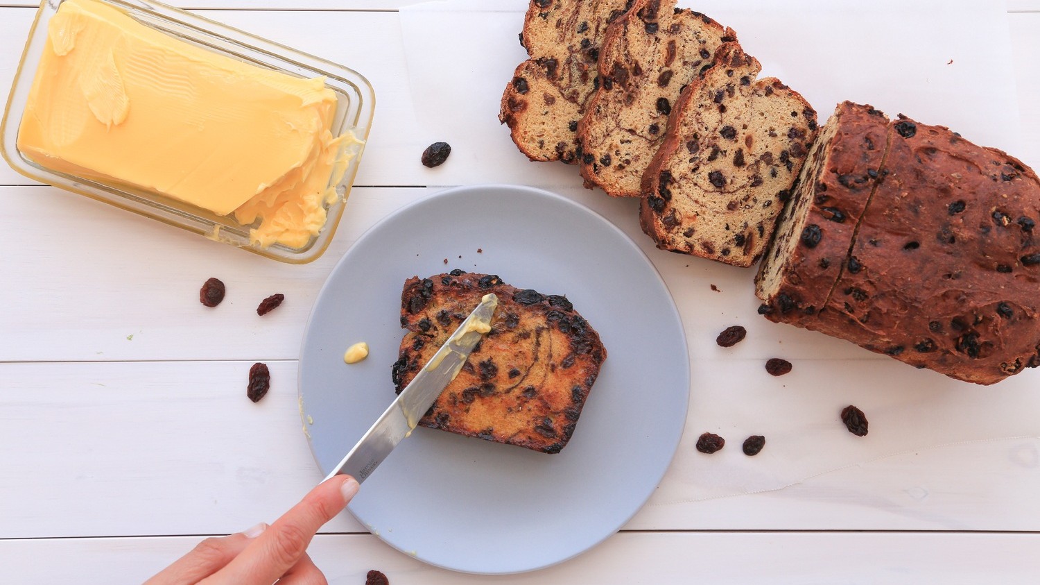 Image of LowER Carb Raisin Loaf