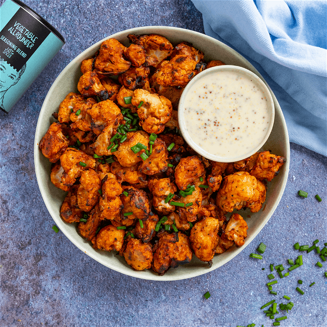 Image of Vegan Cauliflower Buffalo Wings & Dip 