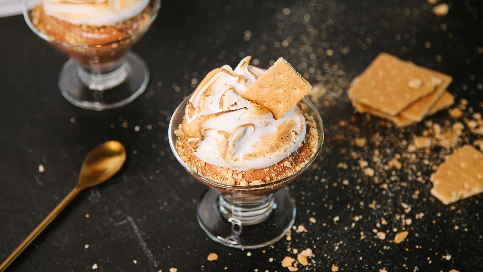 Image of S'mores Chocolate Mousse