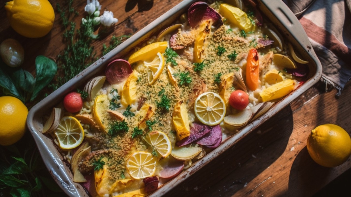 Image of Crispy Lemon Mustard Penne Bake