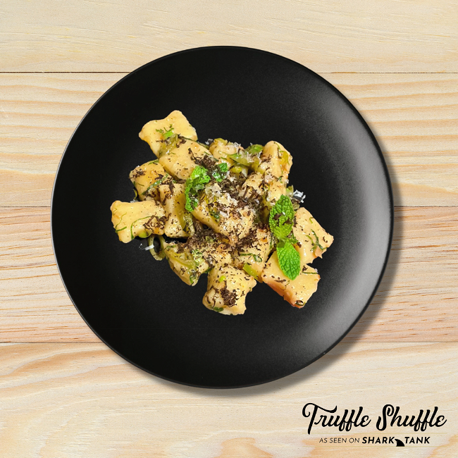 Image of Sweet Pea and Mint Gnocchi with Black Truffle & Beurre Monte
