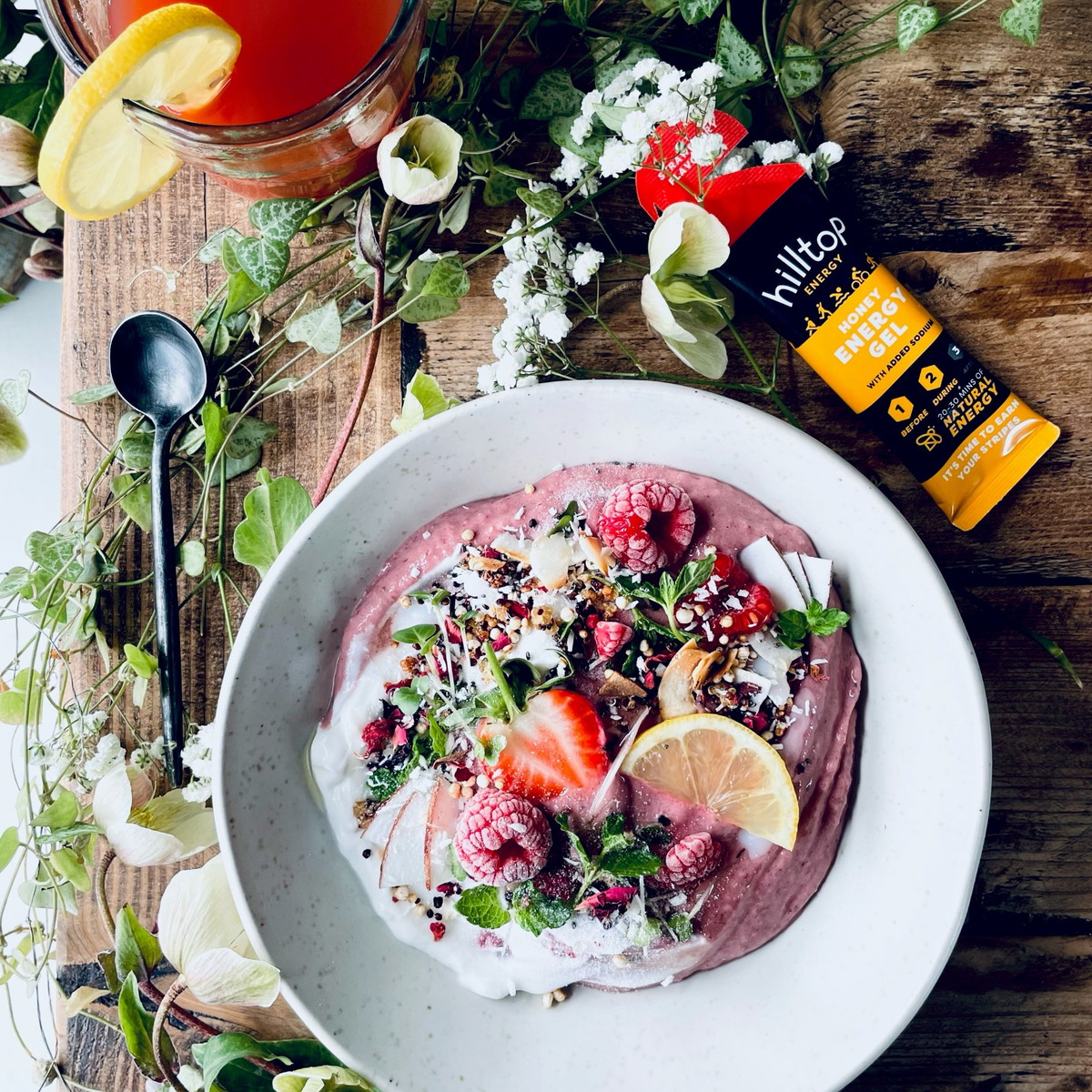 Strawberry & Raspberry Smoothie Bowl