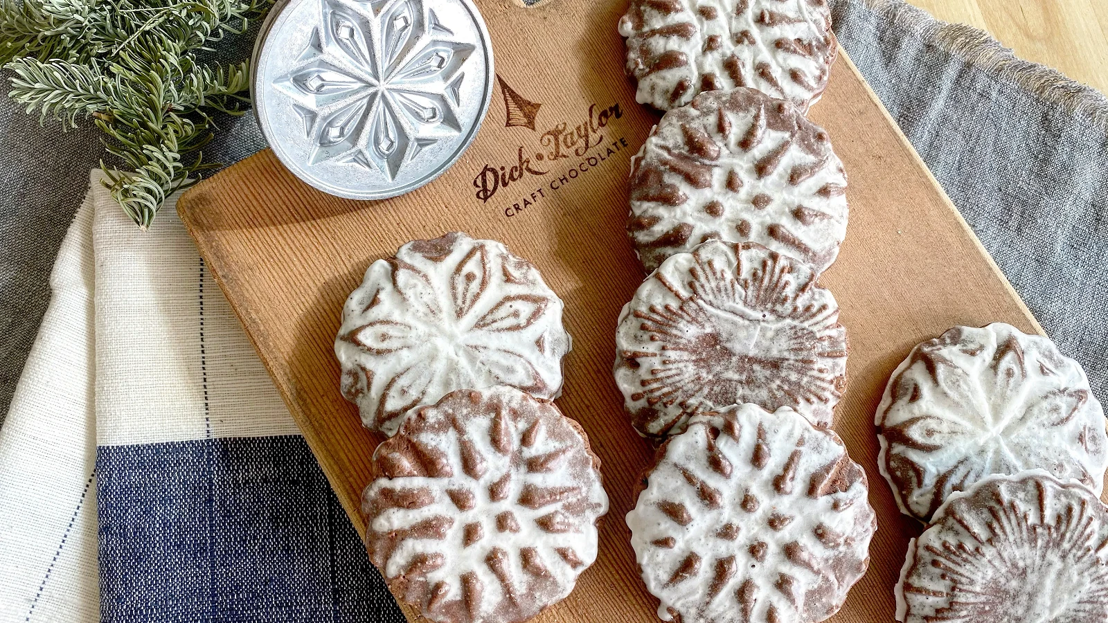 Image of Chocolate Gingerbread Cookies