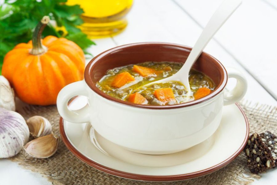 Pumpkin Lentil Soup