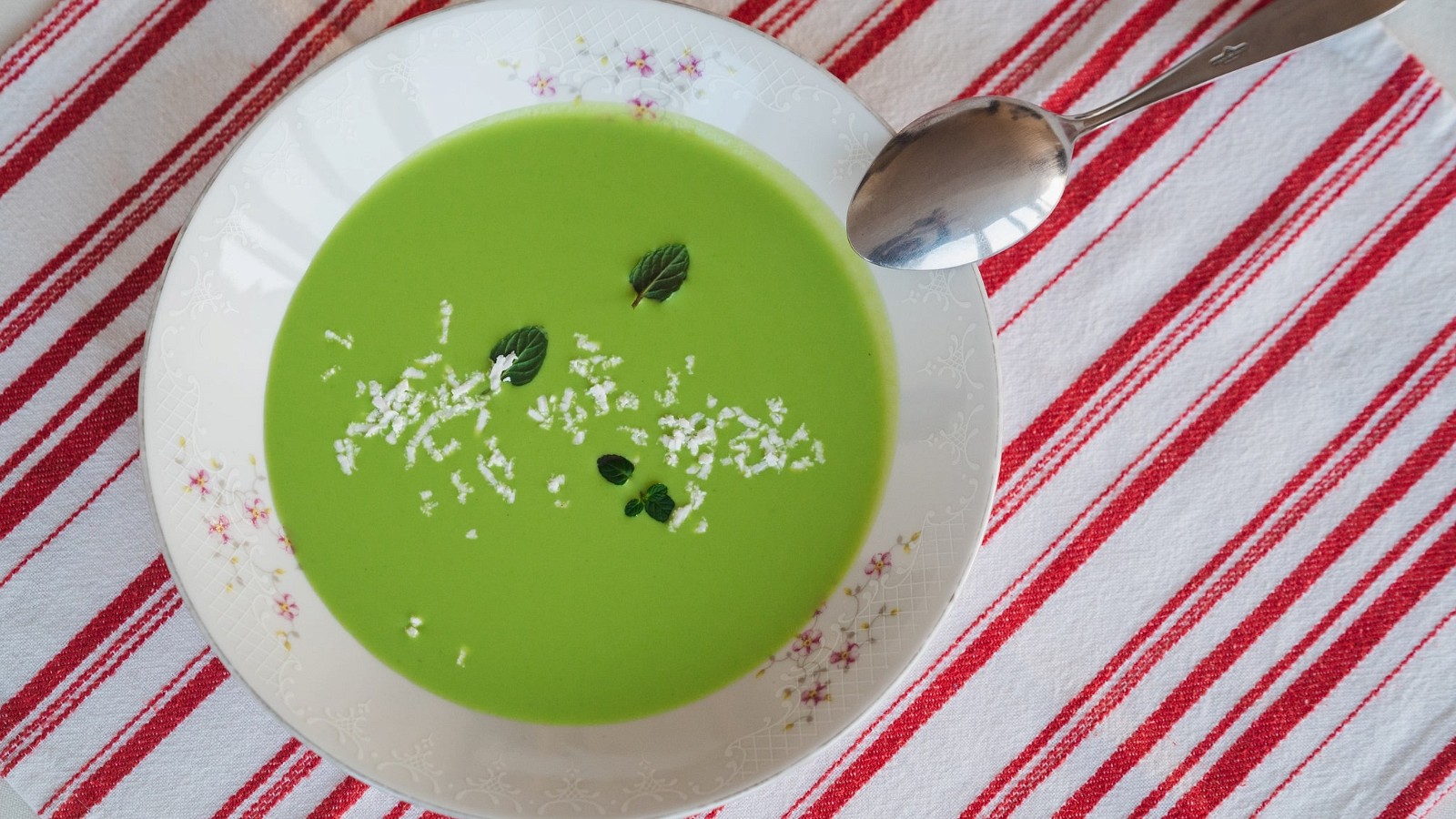Image of Cream of Spring Pea Soup