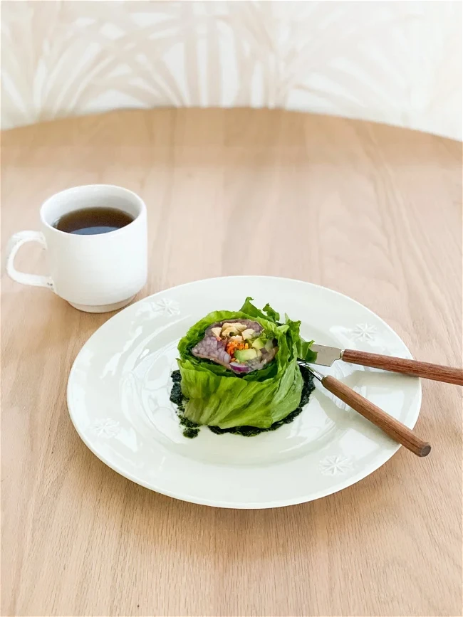 Image of 乾燥野菜でつくる「サラダロール」
