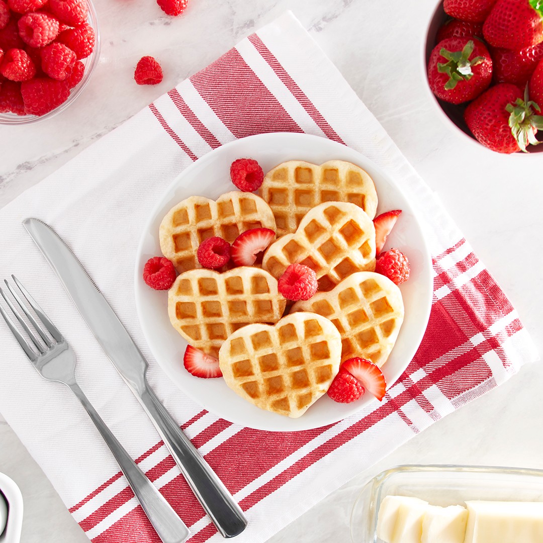 Classic Heart Waffles
