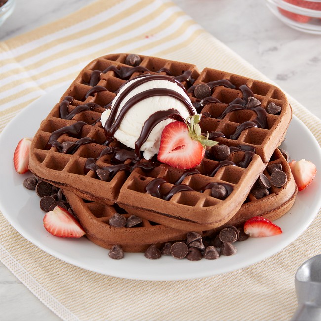 Image of Chocolate Waffles
