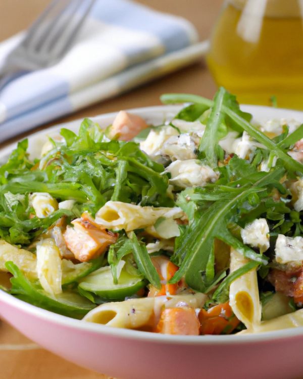 Image of Grilled Salmon Pasta Salad