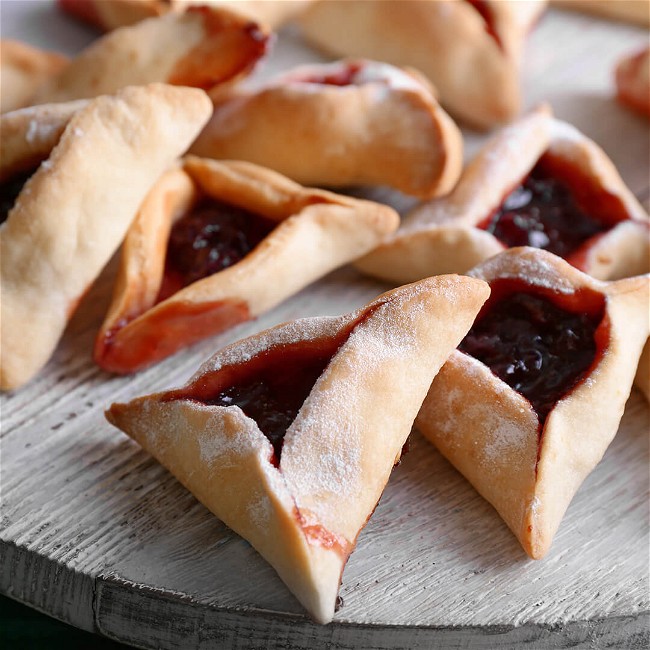 Image of A Flavorful Purim Delight: Irresistible Jam-Filled Hamantaschen