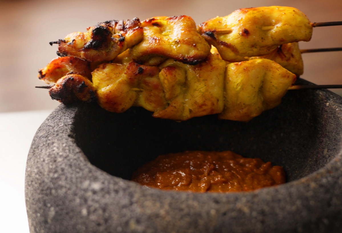 Salsa Satay Tailandesa de Cacahuete