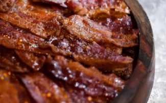 Grilled Candied BBQ Bacon