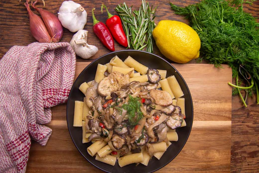 Image of Creamy Mushrooms & Pasta