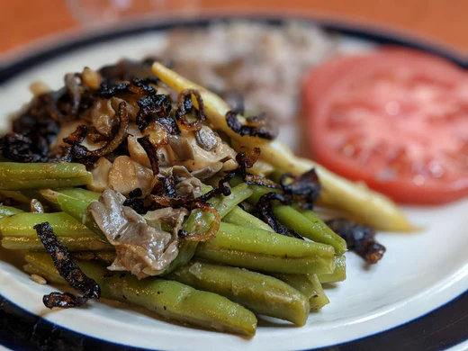 Image of 'Not your Mama's' Green Bean & Mushroom Casserole