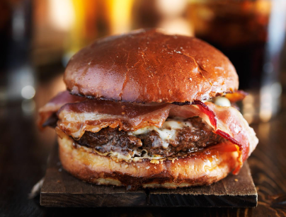 Gourmet Bacon Cheeseburgers