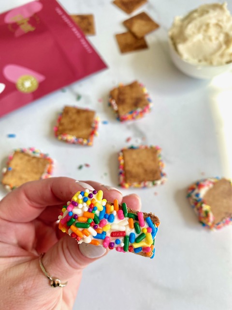 Low-Carb Cracker Cookie Sandwiches