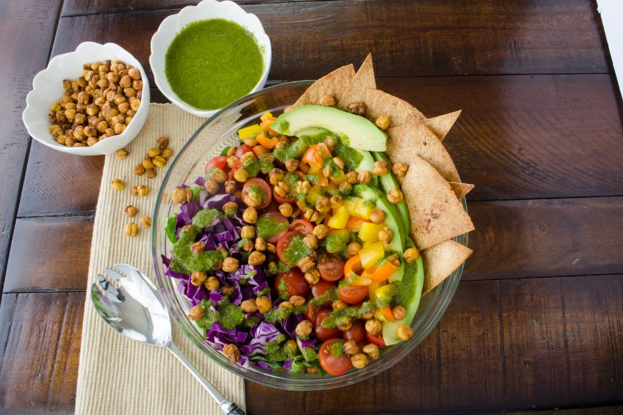Chickpea Taco Salad
