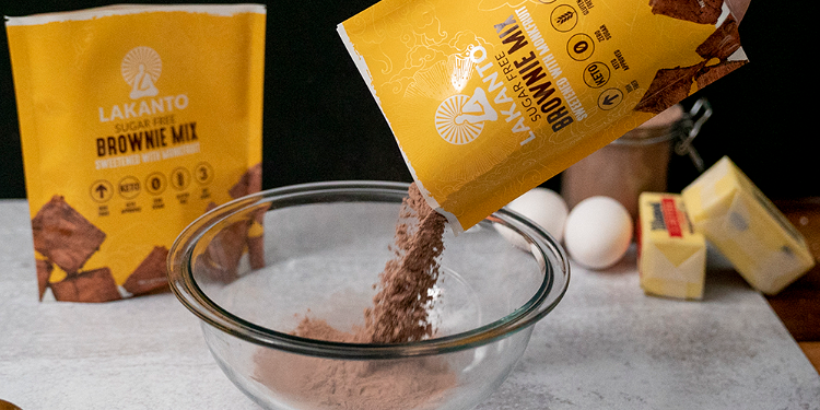 Image of Combine Brownie Mix, melted butter, eggs, ground cinnamon, cayenne powder,...