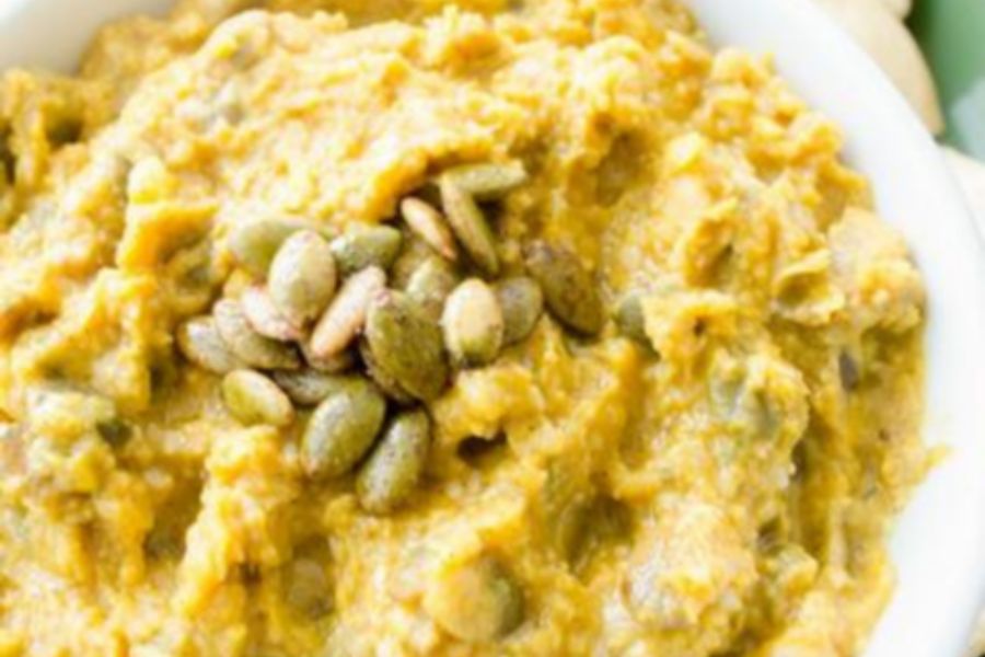 Homemade Pumpkin Hummus