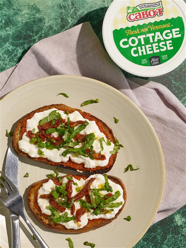 Image of Cottage Cheese Pizza Toast