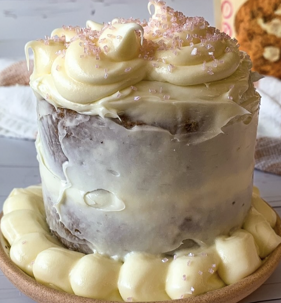 Image of Frosted Vanilla Layered Cake