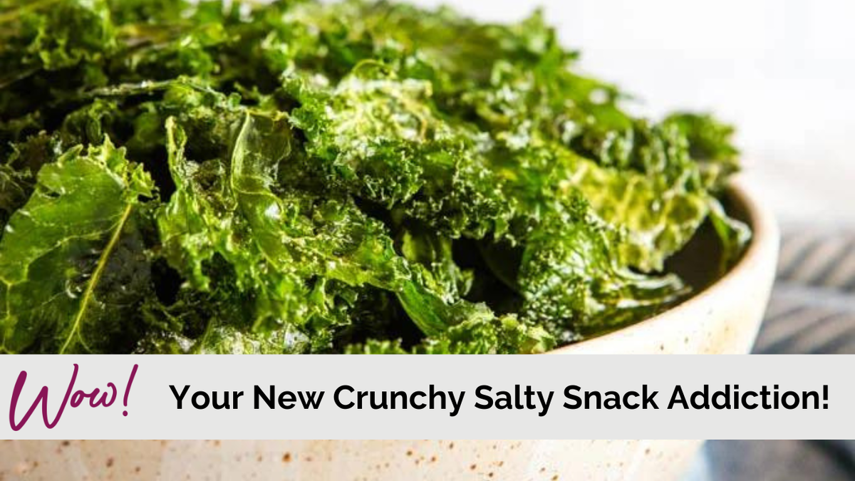 Crispy Truffled Kale Chips
