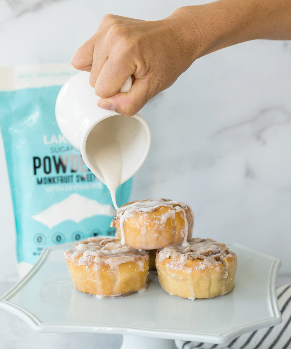 Easy Vanilla Glaze Icing (Just 3 Ingredients + Sugar-Free)