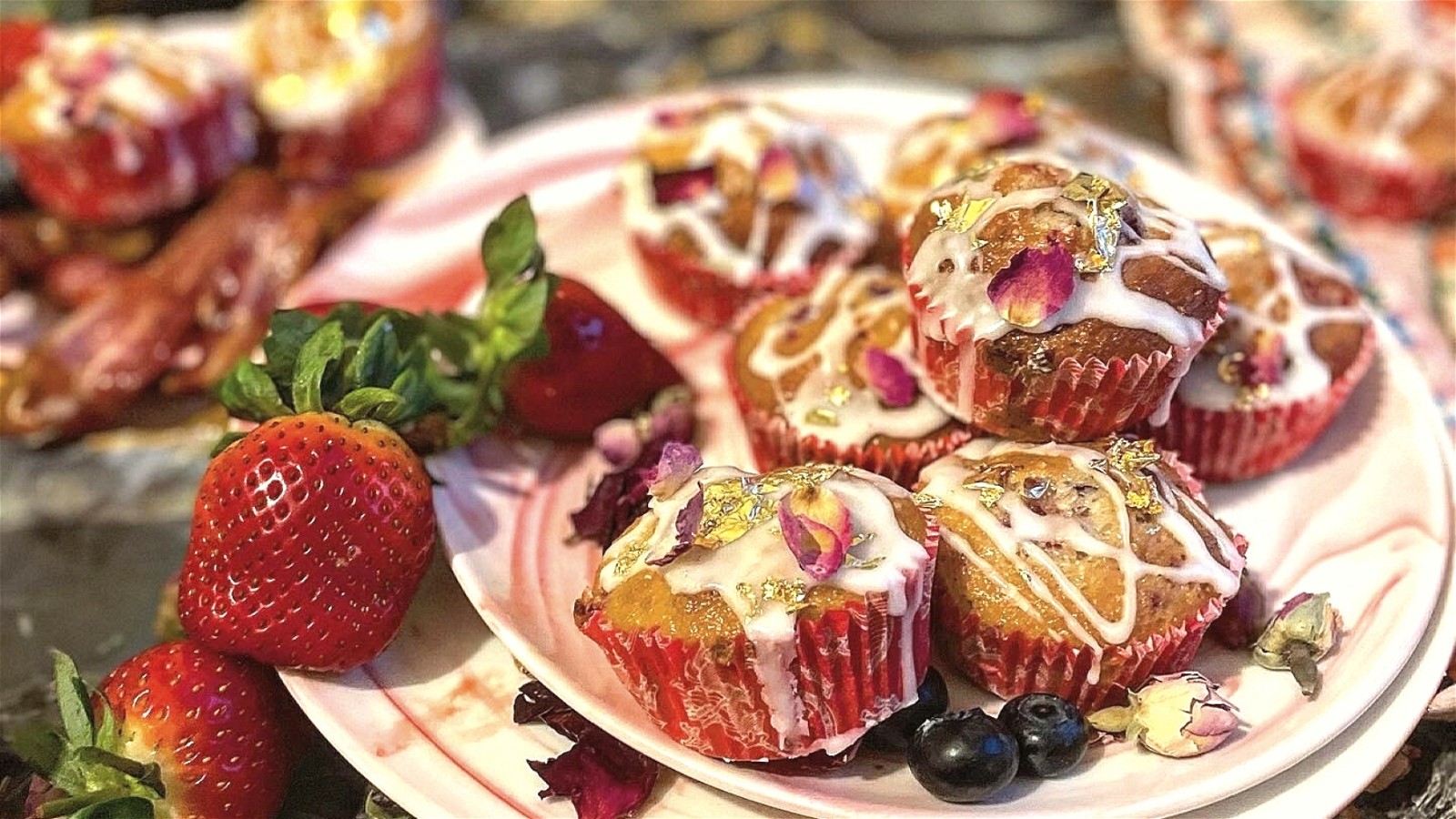 Image of Raspberry & Blueberry Cakes