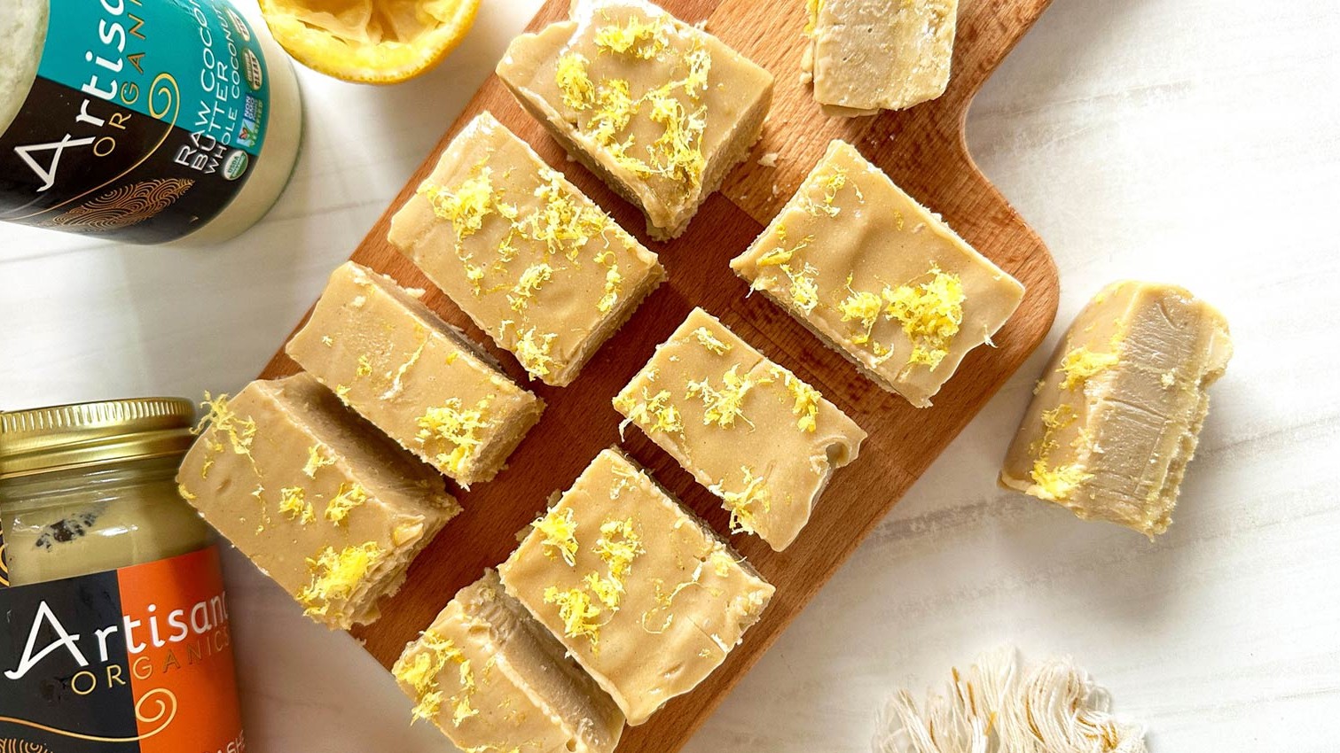 Image of No-Bake Lemon Bars | Vegan, Gluten-Free