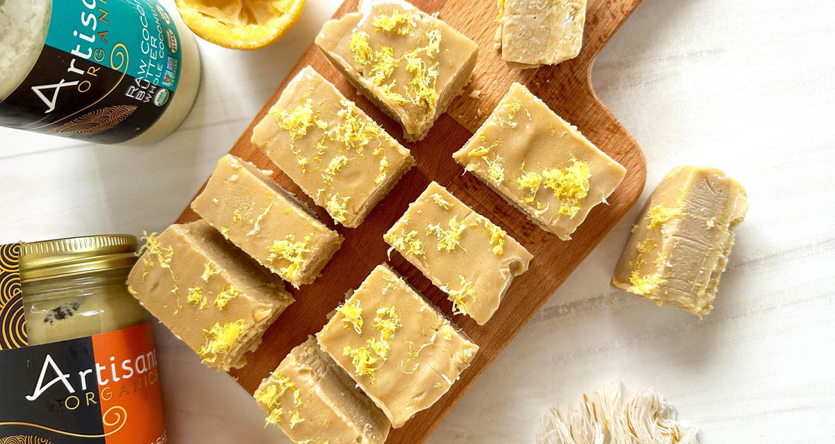 No-Bake Lemon Bars | Vegan, Gluten-Free