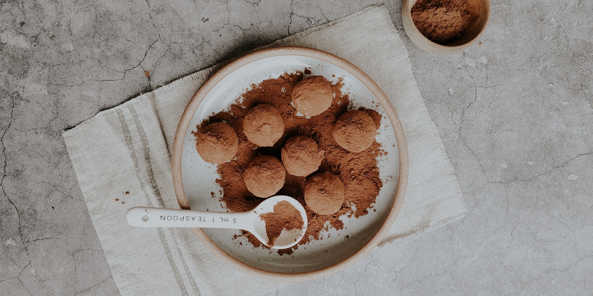 Sunbutter Matcha Truffles