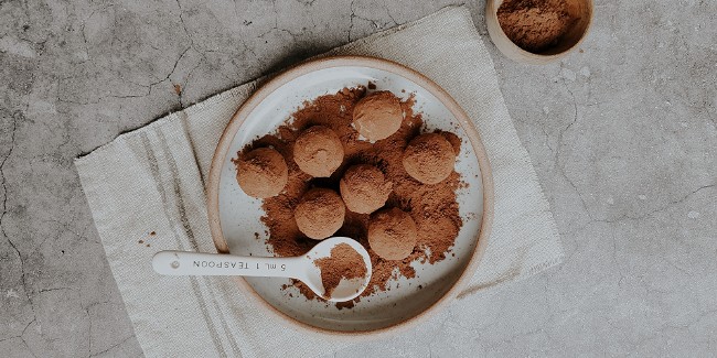 Image of Sunbutter Matcha Truffles