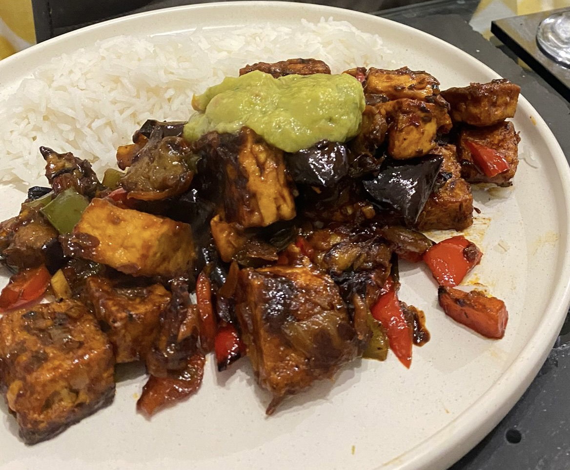 Sticky Chilli Tofu